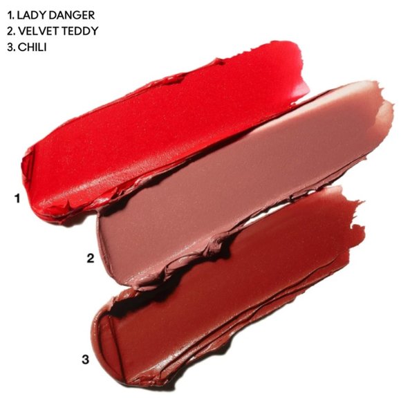 MAC Cosmetics Frosted Firework Sleigh All Day 3 Piece Lipstick Trio Set - Picture 2 of 6